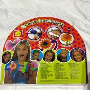 Alex brand headband craft set nwt ages 6 up fully wrapped ready to gift as new